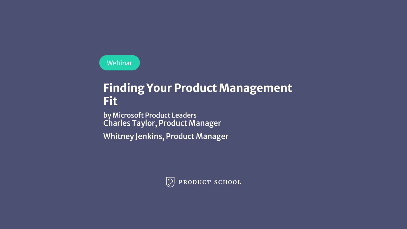Product School LinkedIn Live — Human-Centered Product Leadership with Charles Taylor